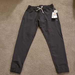 Vuori Charcoal Joggers with Elastic Waist
